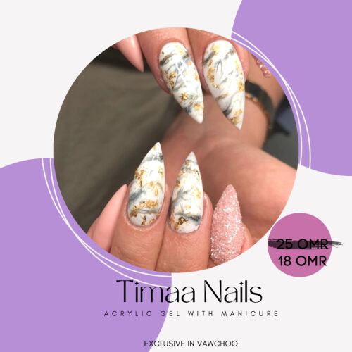 Acrylic Gel Extensions at Timaa Beauty Center