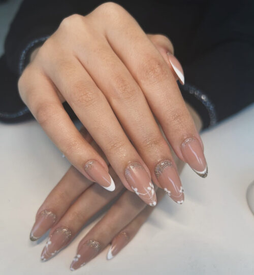 Acrylic Extensions by Base Coat at Vawchoo